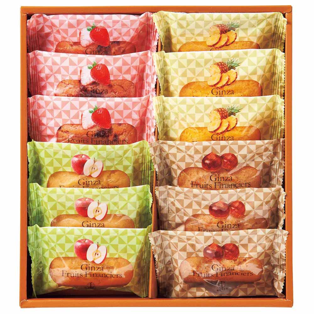 ［マイル5倍！12/7迄］銀座フルーツフィナンシェ 12個 PGS-167 【時間指定不可】【代引不可】【同梱不可】