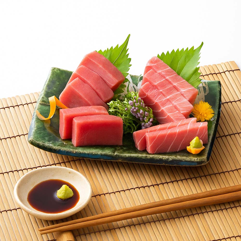 神奈川県漁連三崎港 本まぐろサク2種セット 【時間指定不可】【代引不可】【同梱不可】【プラザセレクト】