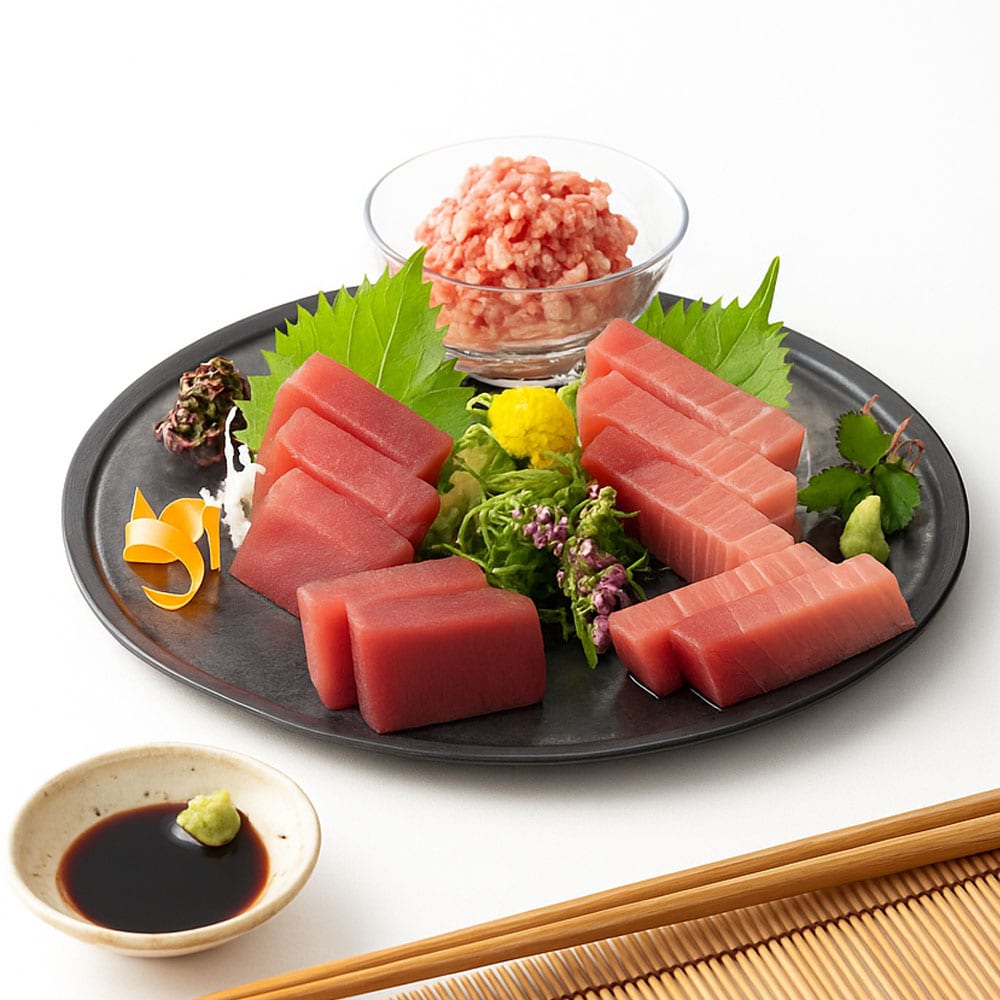 神奈川県漁連三崎港 まぐろ3点セット 【時間指定不可】【代引不可】【同梱不可】【プラザセレクト】