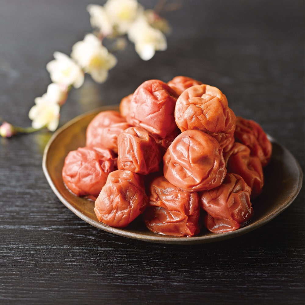 紀州産南高梅 減塩われ梅しそ漬味（塩分3%） 【時間指定不可】【代引不可】【同梱不可】【プラザセレクト】