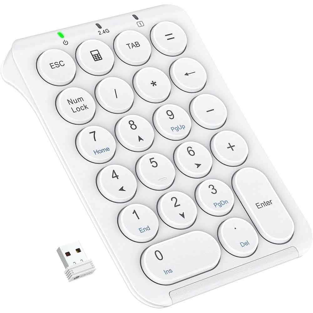 iClever テンキー KP09 ホワイト
