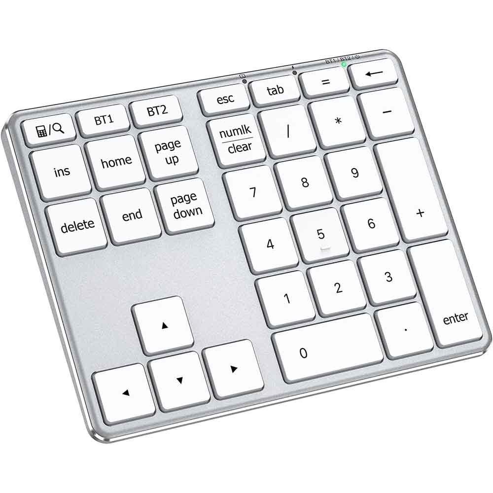 iClever テンキー KP10 シルバーホワイト