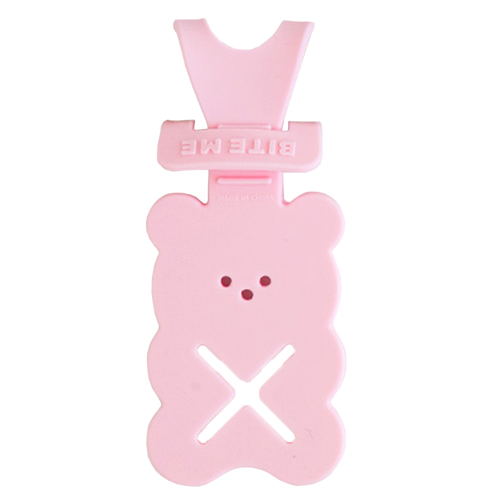 ジェリーベアウープスクリップ ピンク