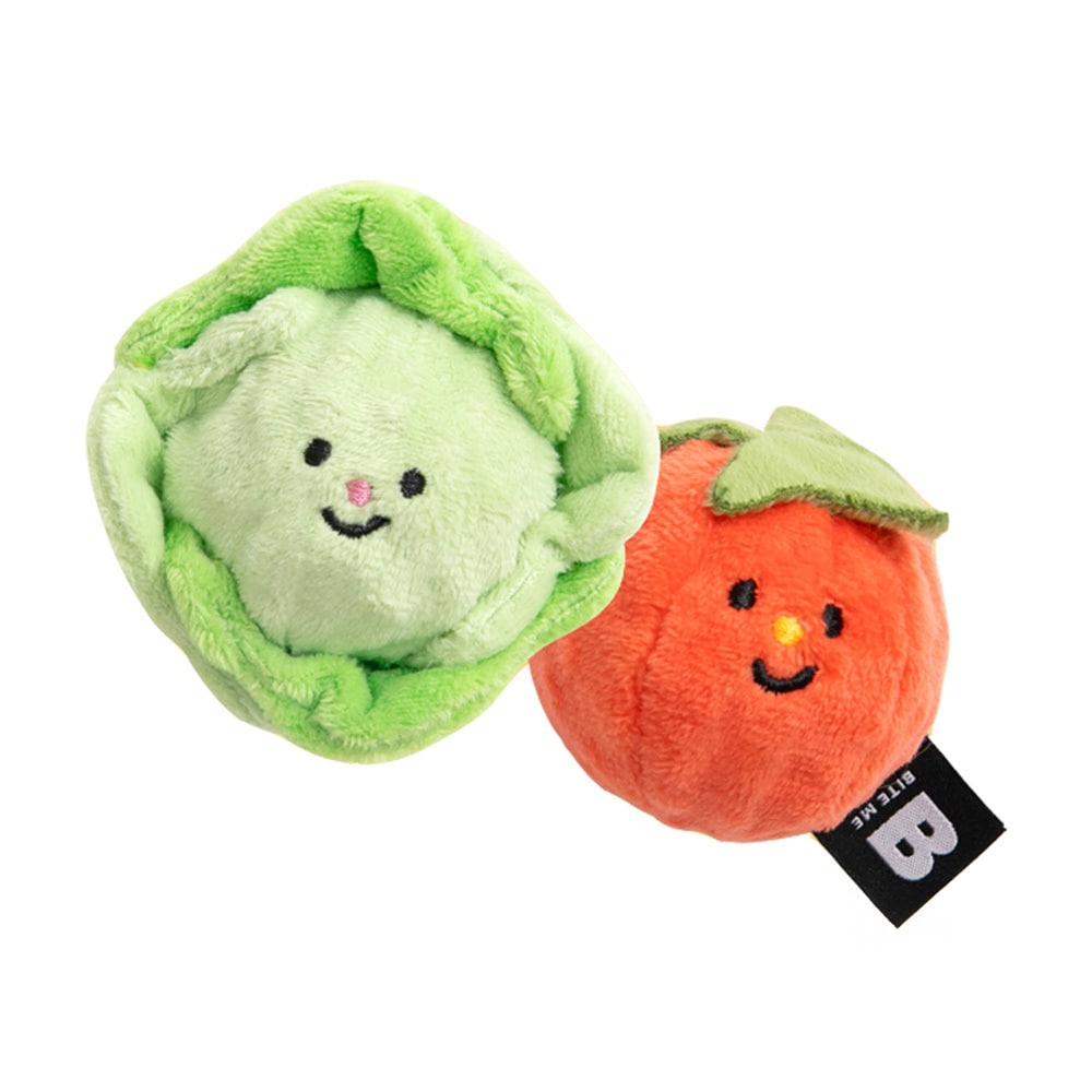 野菜畑ボールおもちゃ2個セット トマト＆キャベツ