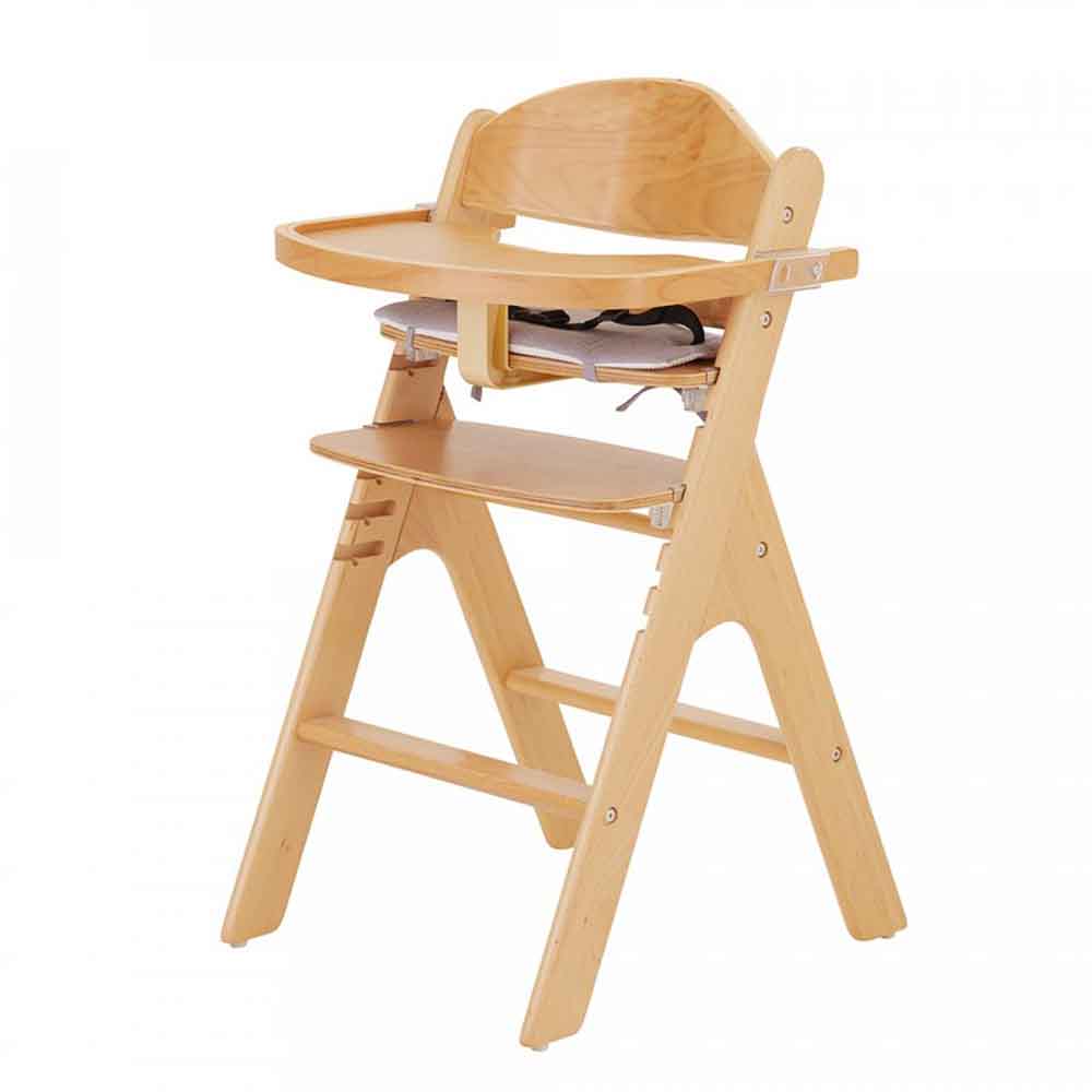 KATOJI 木製ハイチェア スワルン クッション付 22523 ナチュラル