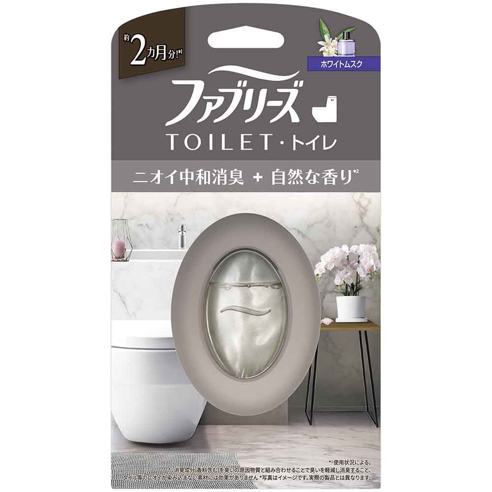 ファブリーズ ファブリーズトイレ用消臭剤 プレミアムシリーズ消臭＋自然な香り ホワイトムスク