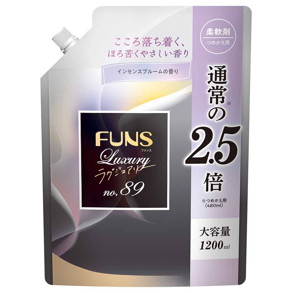 FUNSラグジュアリー 【8個セット】ＦＵＮＳラグジュアリー柔軟剤　大容量詰替　No.89【プラザセレクト】