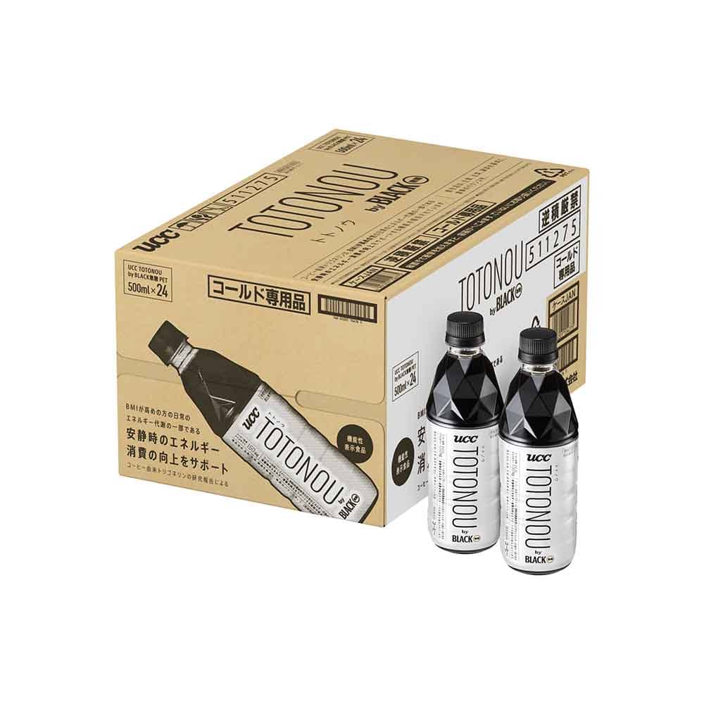 ＼全品5倍マイル／BLACK無糖 【24本】UCC TOTONOU by BLACK無糖 PET500ml 511275