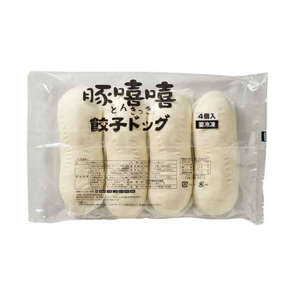 とんきっき 餃子ドッグ2袋 【時間指定不可】【代引不可】【同梱不可】【プラザセレクト】