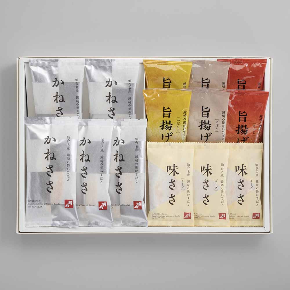 鐘崎 仙台名産 笹かまばこ詰合せ 【時間指定不可】【代引不可】【同梱不可】【プラザセレクト】