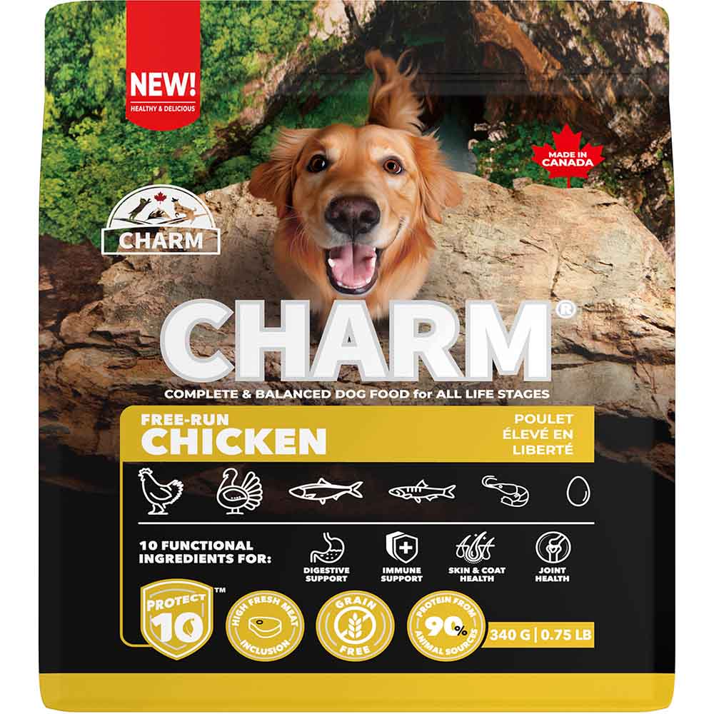 チャーム CHARM フリーランチキンドッグフード 340g