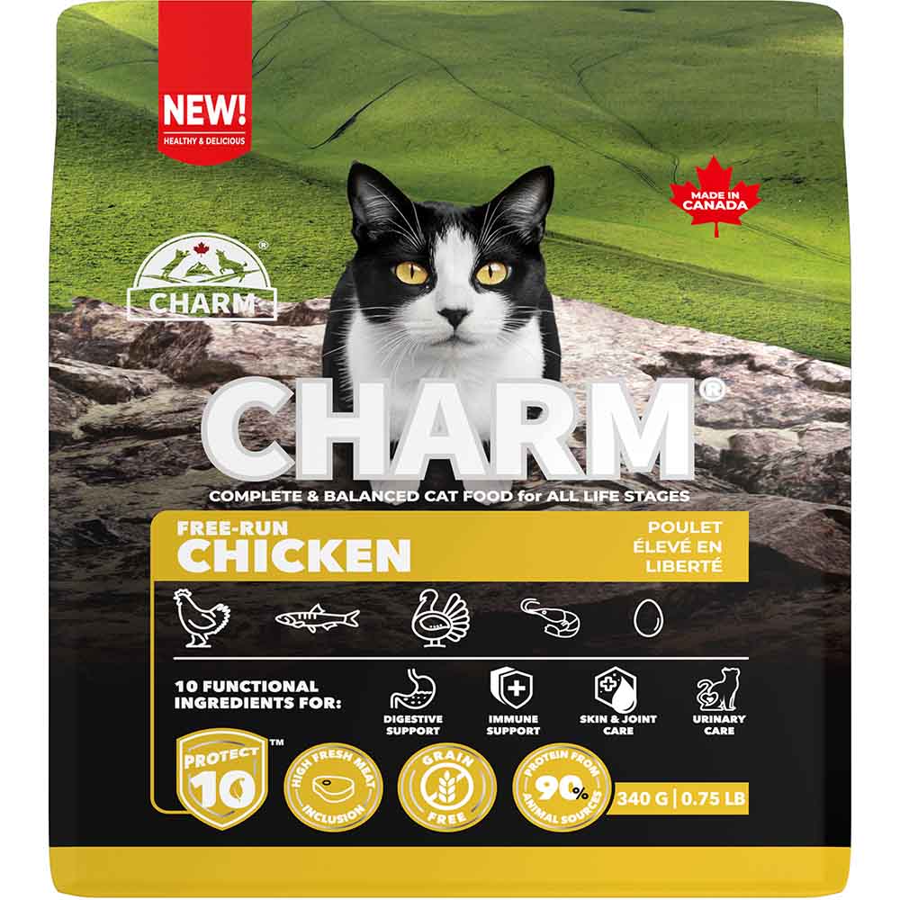 ＼全品7倍！4月27日（月）まで／チャーム CHARM フリーランチキンキャットフード 340g