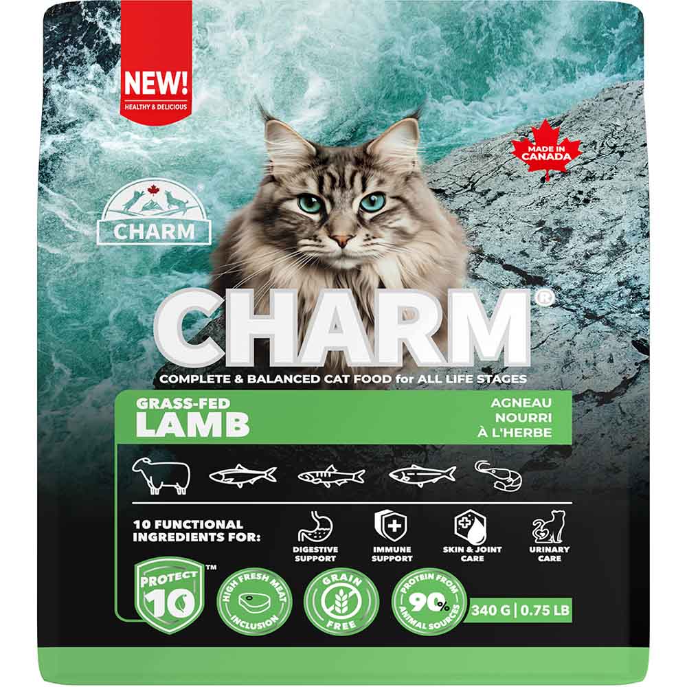 ＼全品7倍！4月27日（月）まで／チャーム CHARM グラスフェッドラムキャットフード 340g