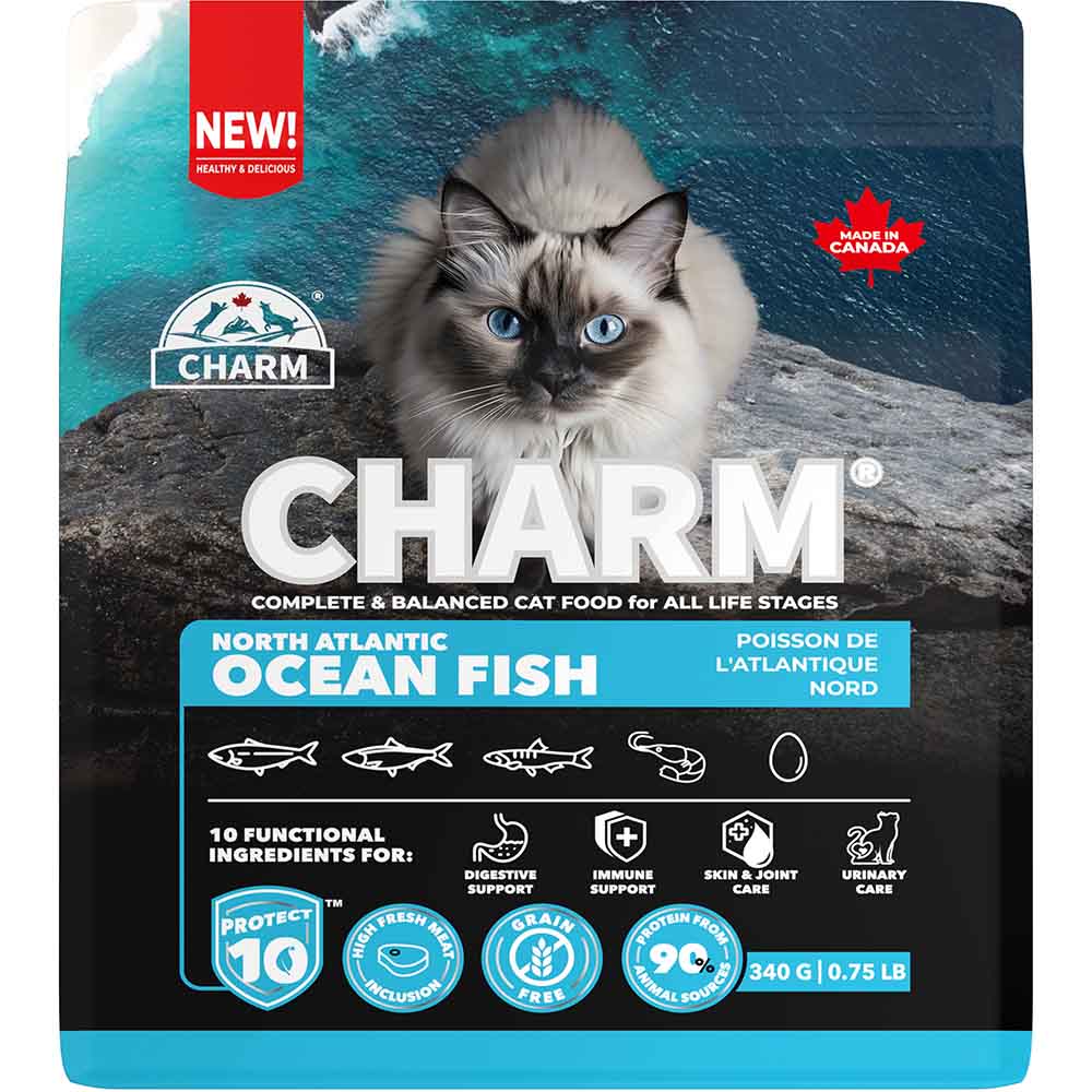 ＼全品7倍！4月27日（月）まで／チャーム CHARM ノース・アトランティック・オーシャン・フィッシュキャットフード 340g