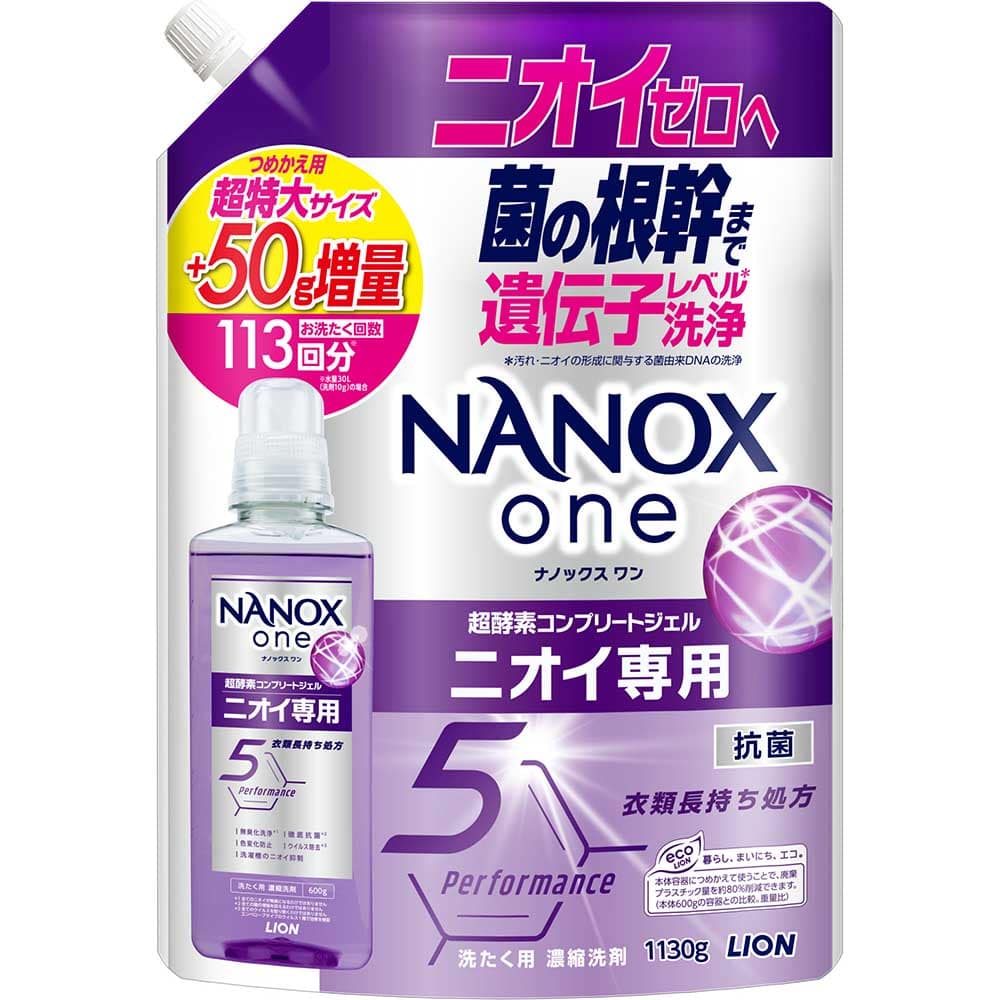 ＮＡＮＯＸ NANOX ONEつめかえ用超特大増量1130g 02310 ニオイ専用