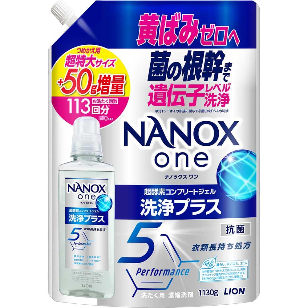 ＮＡＮＯＸ 【6個セット】NANOX ONEつめかえ用超特大増量1130g 02309 洗浄プラス