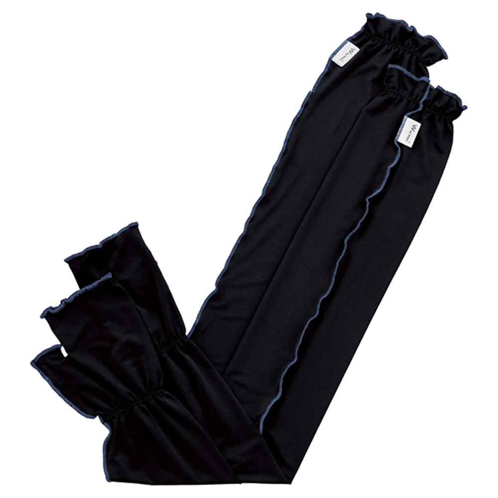 Wpc. UVカット接触冷感親指付きアームカバー W208-001-103 ブラック