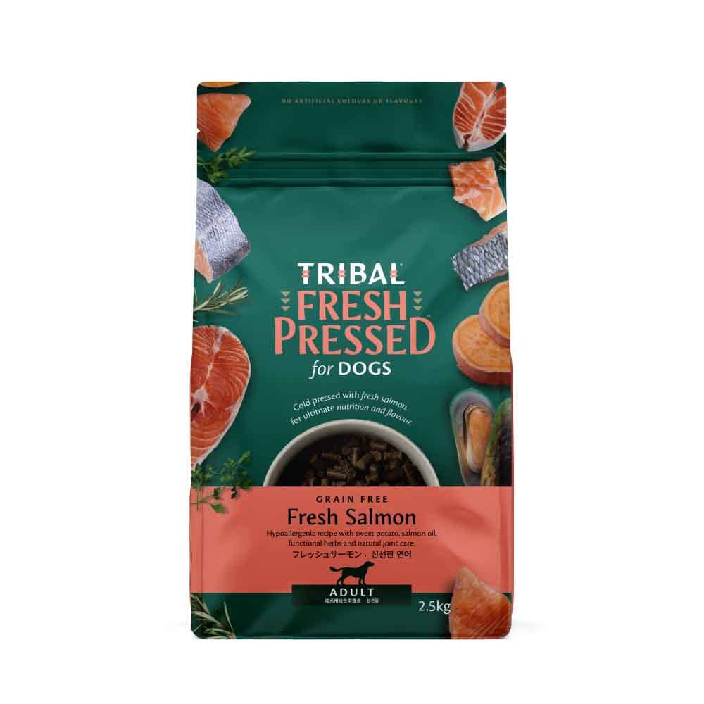 トライバル コールドプレスフレッシュ 2.5kg サーモン