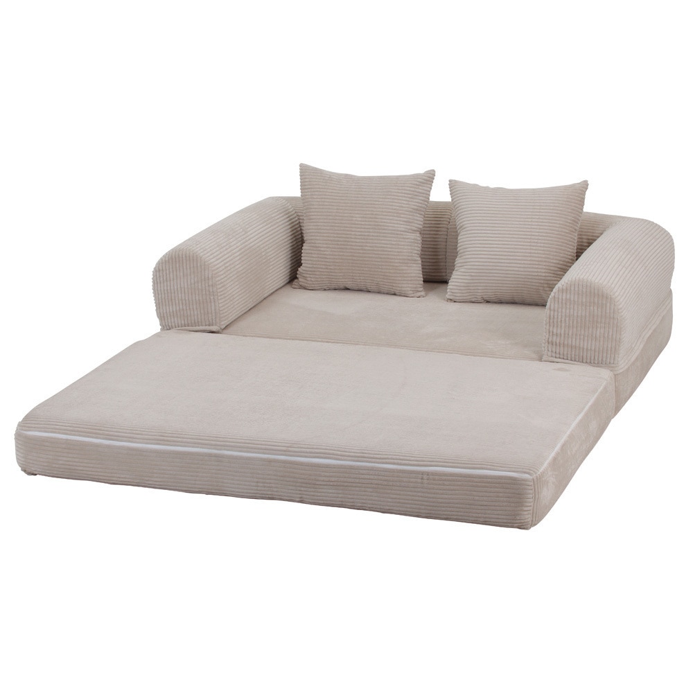 だらりんソファ シフォン ベージュ【時間指定不可】【代引不可】【同梱不可】