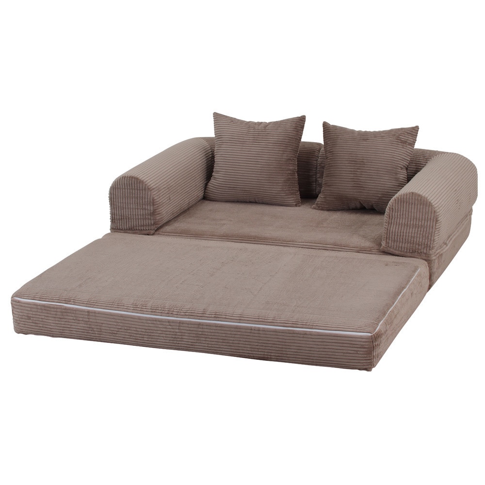 だらりんソファ シフォン ブラウン【時間指定不可】【代引不可】【同梱不可】