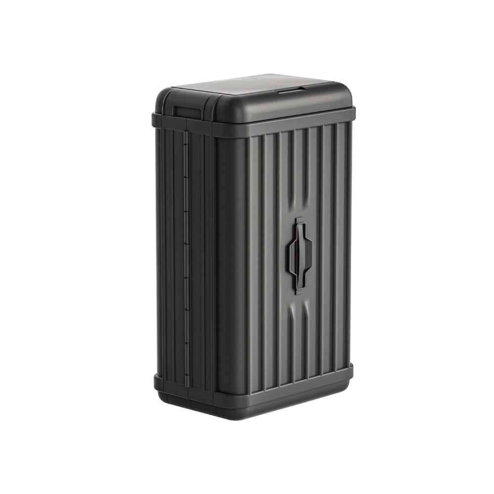 WINCOD トランク型折りたたみ式センサー付きゴミ箱50L TH-ATC50-BK ブラック