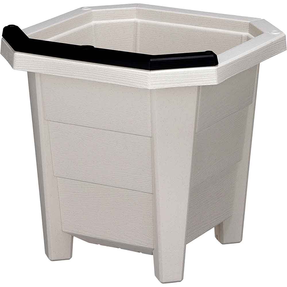 アップルウェアー 花と野菜のプランター 300型 ホワイト