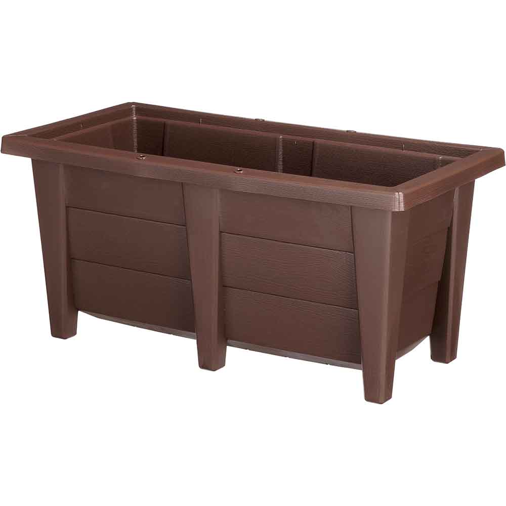 アップルウェアー 花と野菜のプランター 600型 ブラウン