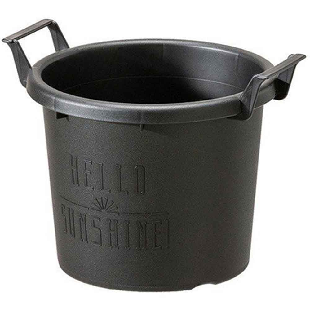 大和プラスチック グロウコンテナ 18型 ブラック