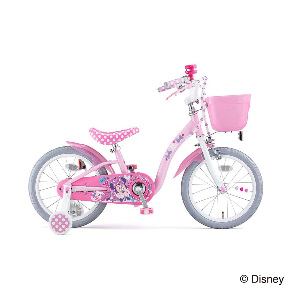 ides 【完成車】ミニーマウスポルカドットS16 【時間指定不可】【代引不可】【同梱不可】