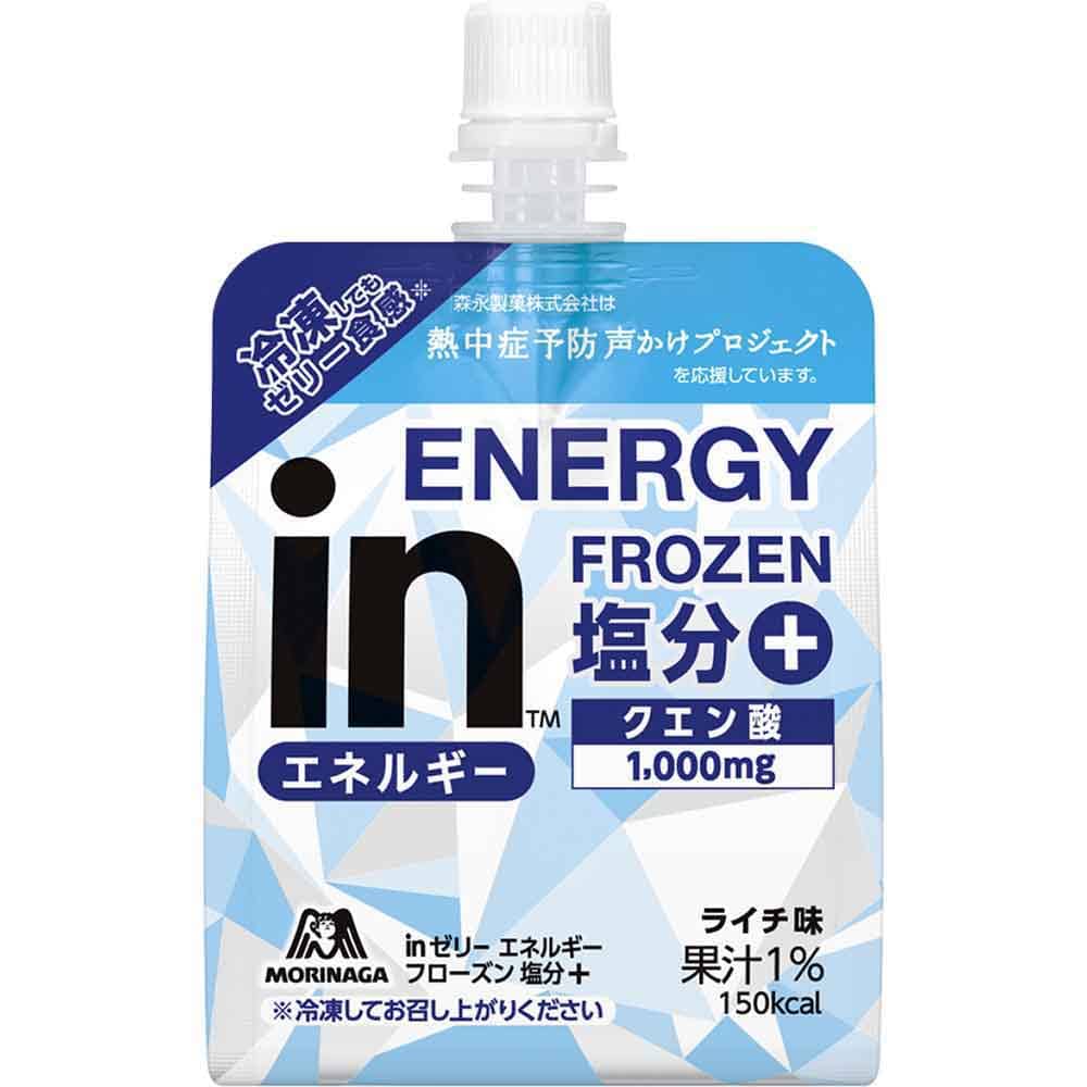 【36個】森永 inゼリーエネルギー フローズン塩分＋