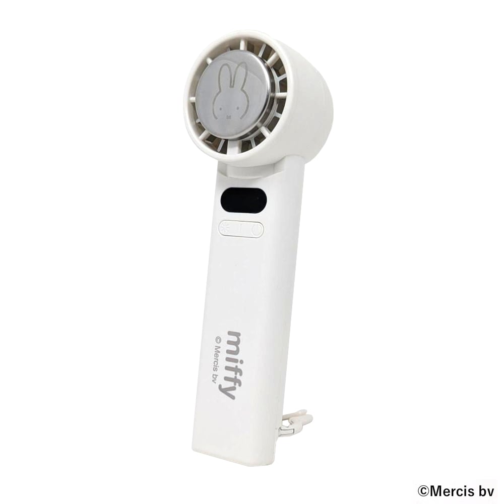 miffy miffy冷却プレート付ハンディファン 393-PXXP078 オフホワイト