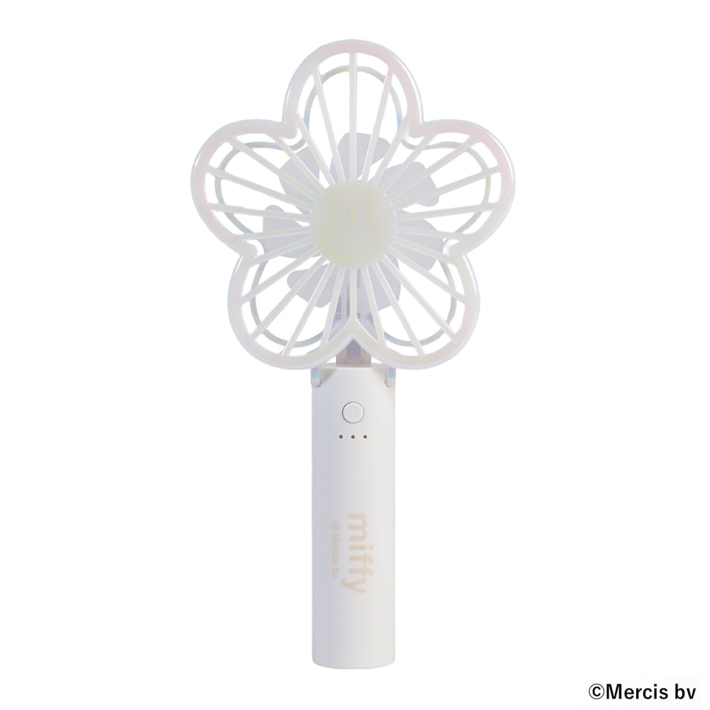 miffy miiffyダイカットハンディファン 393-PXXP077 オフホワイト