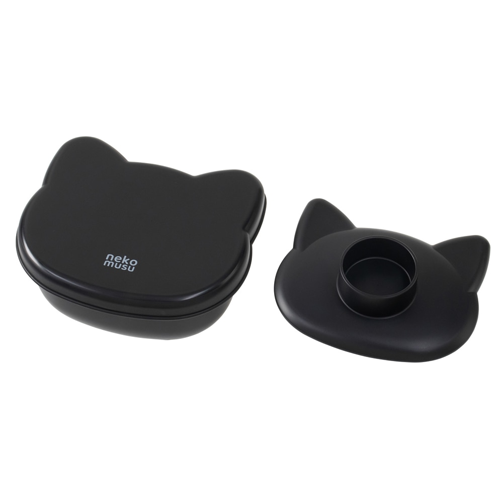 ねこむす ねこむす おにぎりケース LS-22 ブラック（クロ）