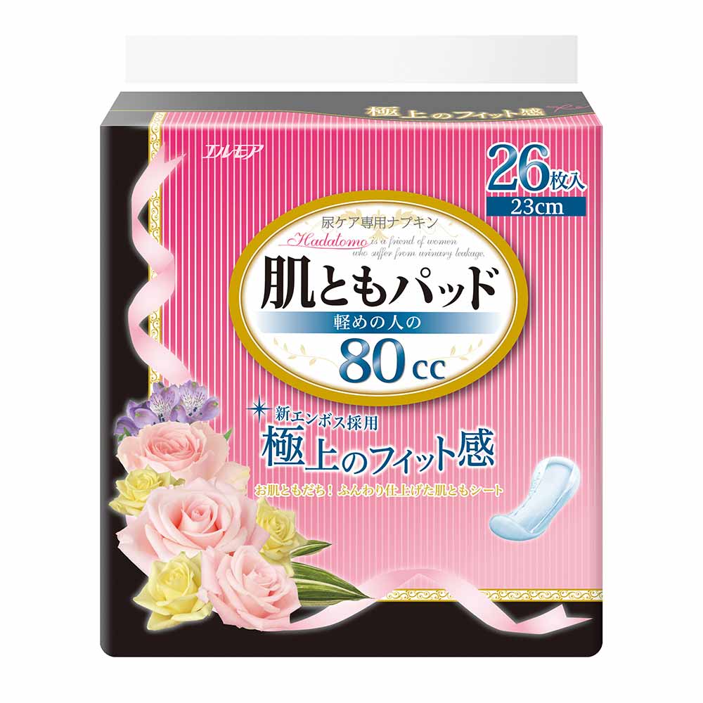 5コ]肌ともパッド 611277 軽めの人の80cc_26枚