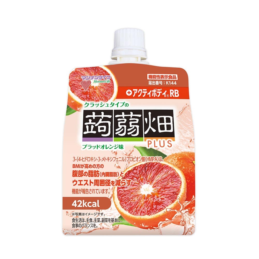 蒟蒻畑 【30個】クラッシュタイプ蒟蒻畑 オレンジ