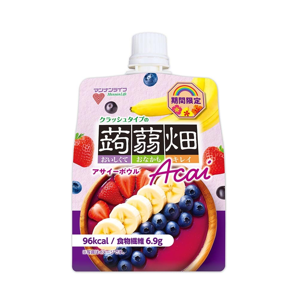 蒟蒻畑 【30個】クラッシュタイプ蒟蒻畑 アサイーボウル
