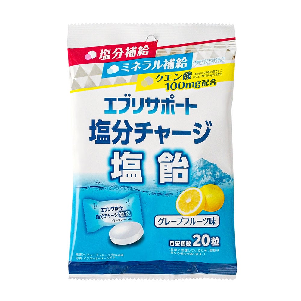 エブリサポート 【6個】エブリサポート塩分Cシオアメ 80G