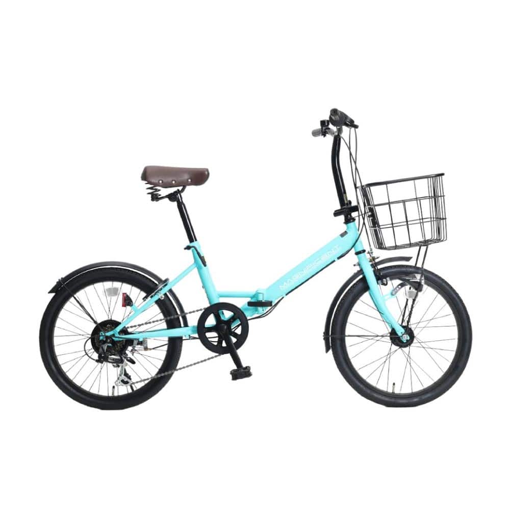 折りたたみ自転車MAGNIFICENT 206HD ミントグリーン【時間指定不可】【代引不可】【同梱不可】