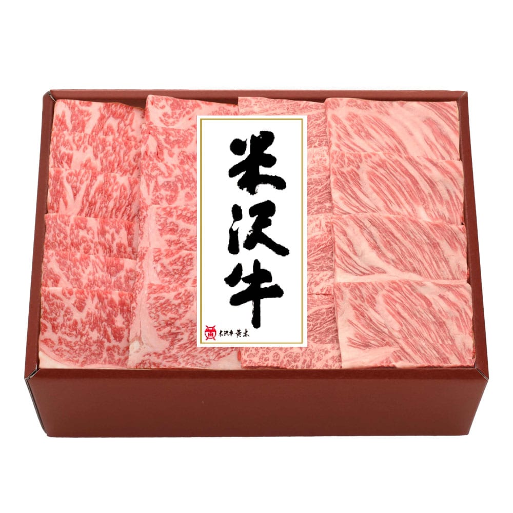 株式会社米沢牛黄木 米沢牛焼肉用500g（ギフト箱） YY150 【時間指定不可】【代引不可】【同梱不可】