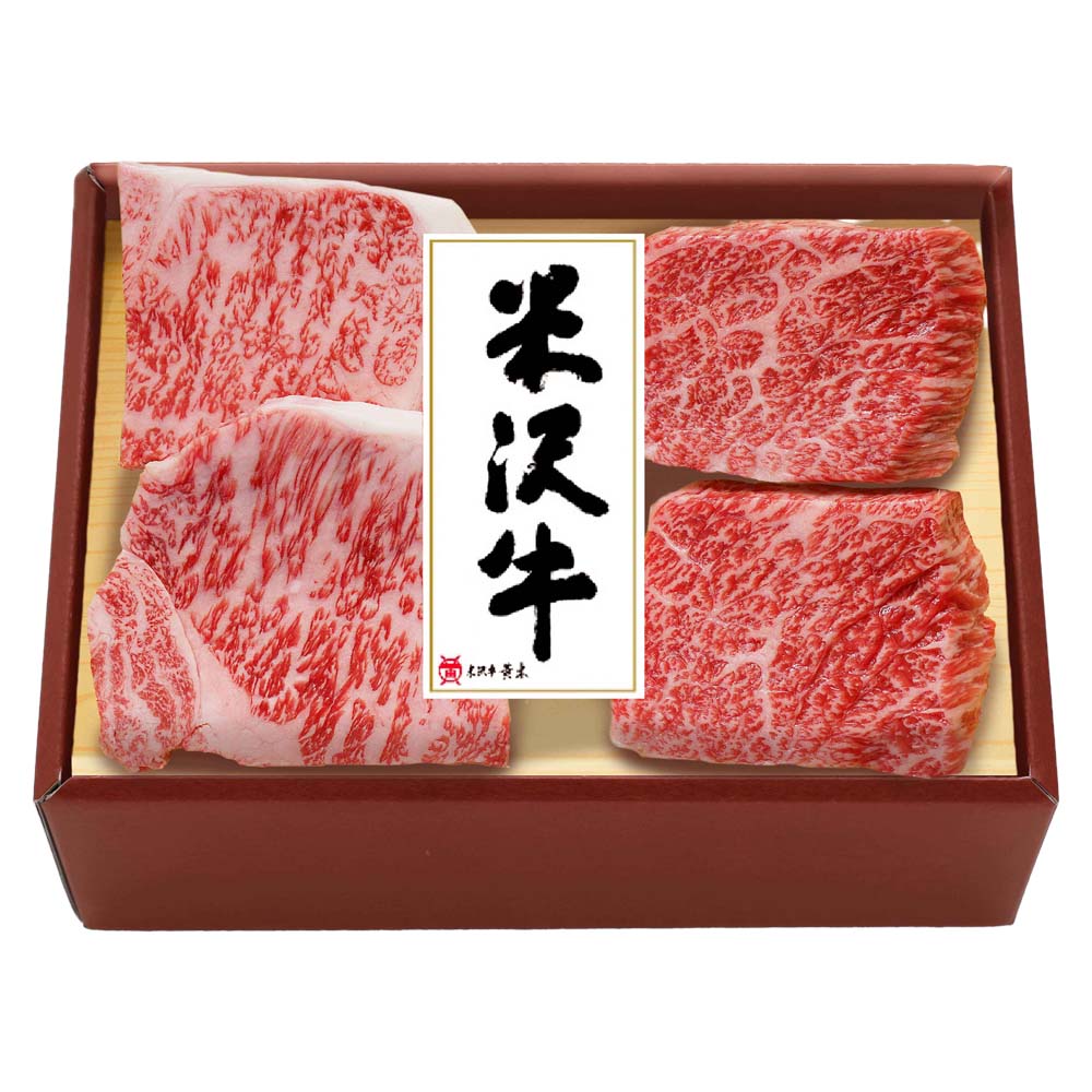 株式会社米沢牛黄木 米沢牛コンビステーキ340g YCS100 【時間指定不可】【代引不可】【同梱不可】