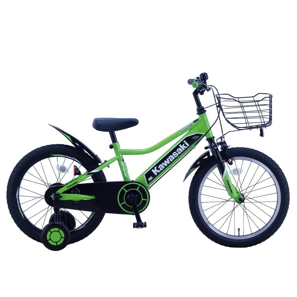 【完成車】Kawasaki 子供用自転車 KAKZ18Green グリーン【時間指定不可】【代引不可】【同梱不可】
