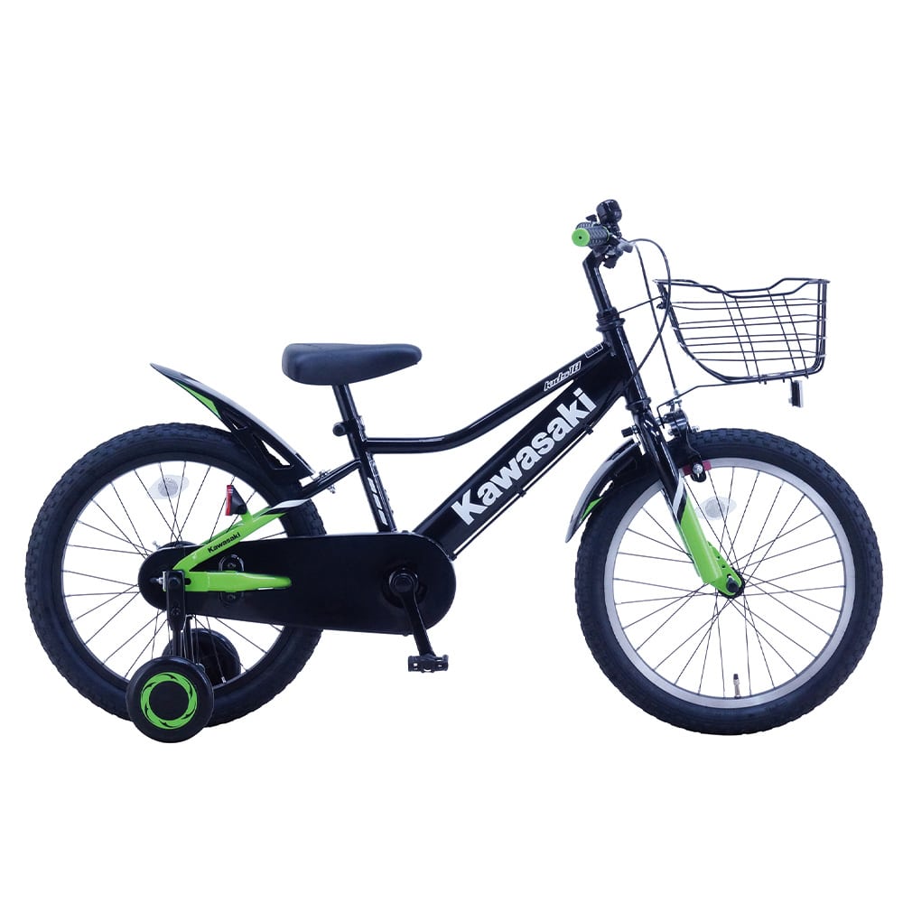 【完成車】Kawasaki 子供用自転車 KAKZ18Black ブラック【時間指定不可】【代引不可】【同梱不可】