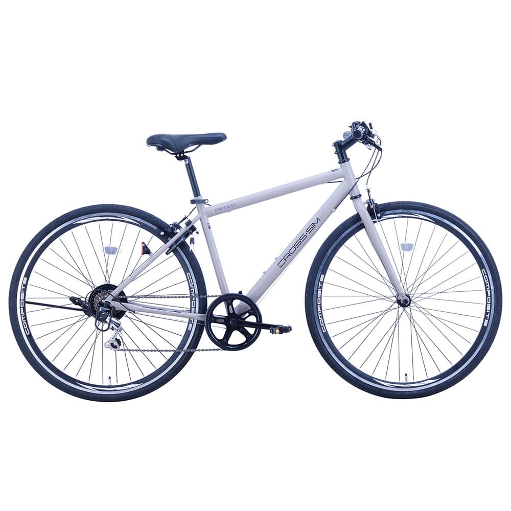 【完成車】クロッシム ST クロスバイク CRSIM7006-450 ウォームグレー【時間指定不可】【代引不可】【同梱不可】