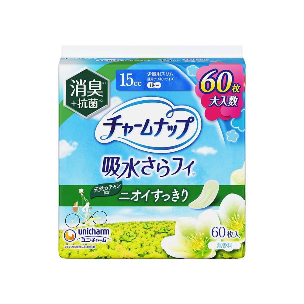 チャームナップ チャームナップ吸水さらフィ少量用消臭60枚
