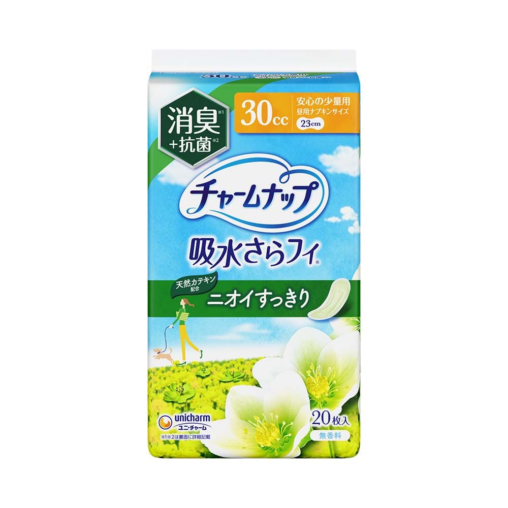 チャームナップ 【3個】チャームナップ安心の少量用消臭タイプ20枚