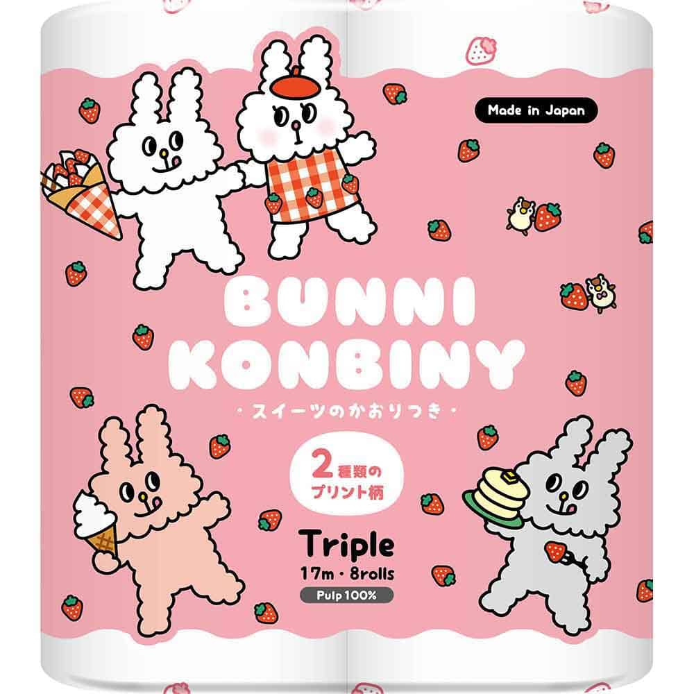 BUNNI KONBINYパルプ 8R トリプル プリント 3530