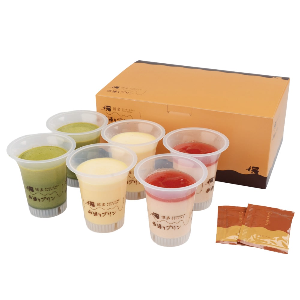 【博多 西通りプリン】プリンセレクションセット NP-07 【時間指定不可】【代引不可】【同梱不可】