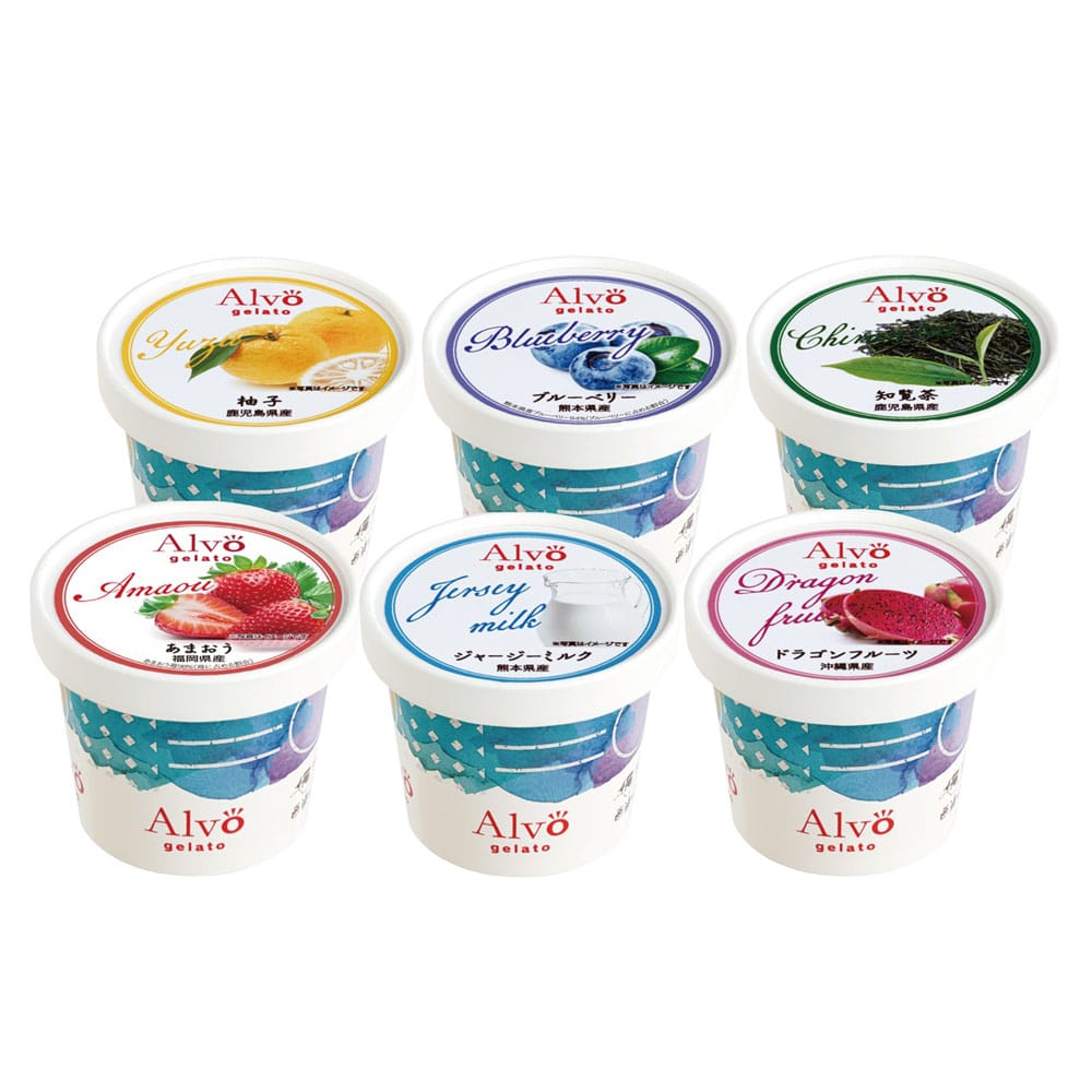 【博多 西通りプリン】九州沖縄ジェラート6個セット GL‐61 【時間指定不可】【代引不可】【同梱不可】