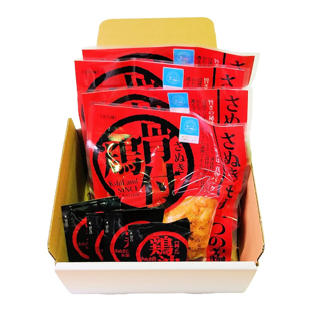 【さぬき鳥本舗】さぬき骨付鶏（若鶏）4本セット G4-4 【時間指定不可】【代引不可】【同梱不可】