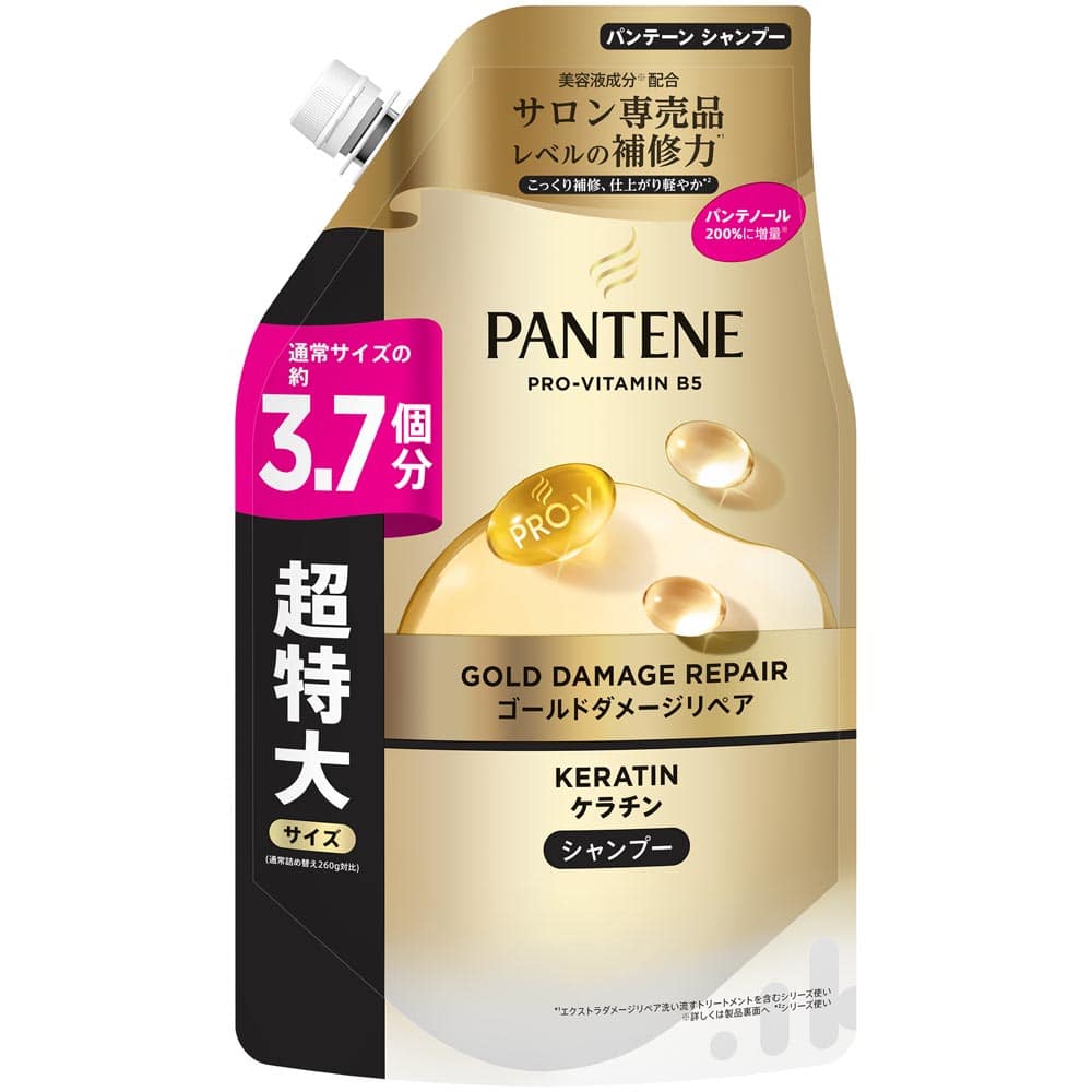 P&G パンテーン ゴールドダメージリペア 詰め替え 超特大950g シャンプー